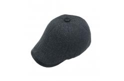 China Unisex Custom Leather Hats , Leather Baseball Cap Plain Pattern ODM Designs supplier