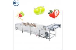 China Vegetable Washer Machine With Water Circulating System Fruit Washing  Machine supplier