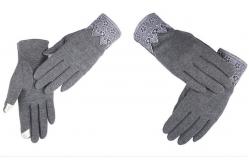 China lady dress gloves, touching effect, lace gloves supplier