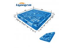 China 100% Recycled Lightweight Plastic Pallet HDPE 1080mm×1080mm×125mm supplier