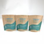 Eco Friendly Shampoo Liquid Packaging Pouch Stand Up Zipper Bags Kraft Paper for sale