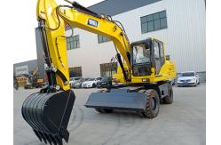 China YUCHAI/YC4D125 Engine Powered Wheeled Mini Excavator With 15300kg Operating Weight supplier