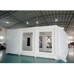 Fireproof Mobile Inflatable Paint Tent For Car Repair / Blow Up Spray Booth for sale