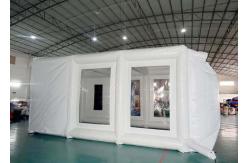 China Fireproof Mobile Inflatable Paint Tent For Car Repair / Blow Up Spray Booth supplier