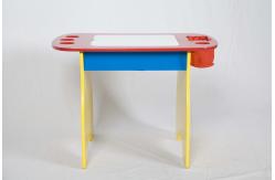 China W60*D44.5*H47.5CM Children Wooden Desk With 2 Chairs supplier