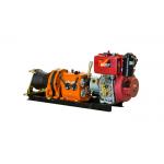 5 Ton Diesel Power Capstan Winch Electric Start 11hp 11000 Lbs Red Color for sale