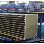 PU Mineral Insulation Rockwool Sandwich Panel Precast Corrugated Colored Steel for sale