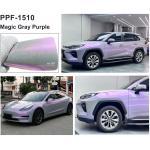 1.52X16m Magic Gray Purple Color Paint Protection Film Self Adhesive PPF Color Wrap Film for sale