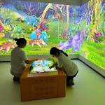 Education Interactive Touch Screen Table Interactive Wall Projection Game for sale