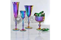 China Glassware PVD decorative coatings, PVD transparent rainbow coatings supplier