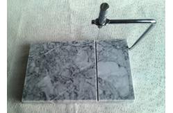 China Natural Marble Cheese Slicer With Board , Grey Marble Wire Cheese Slicer supplier