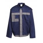 240 GSM 65% Polyester 35% Cotton Twill 2/1 Open Line Blue Workwear Jacket for sale