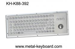 China Rugged Metal Computer Keyboard with 38 trackball for Industrial control Kiosk supplier