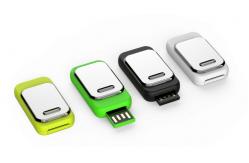 China Rubber Coated Plastic USB Stick 256GB Memory Black/White Toshiba Chip supplier