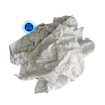 White Cotton Wiping Rags Cotton Hosiery Rags Clips 100% Cotton White Color Industrial Cleaning T-Shirt Rags for sale