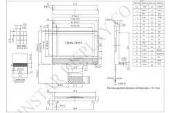 China 128*64 Monochrome Graphic Wide Temperature ST7567P Customizable Winstar Replace LCD Module supplier