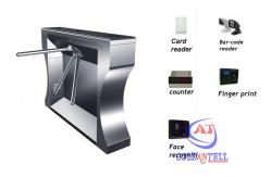China RFID automatic roller revolving speed gate turnstile In outdoor public service supplier