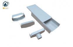 China Greenhouse NFT Hydroponic PVC Pipe With Removable Lid For Vegetables Growing supplier
