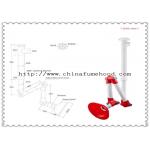 High End Laboratory Flexible Ceiling Exhaust Hood Fume Extractor With Aluminum Alloy for sale