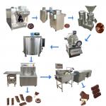 500kg/H Bean To Bar Chocolate Machine Grinding Cocoa Chocolate Processing Machinery for sale