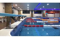 China Spirality Shape Scratch Proof 25m Swimming Pool Lane Ropes supplier