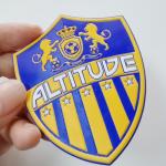 Heat Transfer TPU Main Logo Soccer Jersey Patch High Frequency for sale