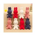 Handcrafted Soft Polyester Rabbit Stuffed Animal For Delightful Gift Customized Size for sale