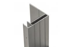 China 6061 T6 L Shape Aluminum Curtain Wall Profile Solar Panel Cell Frame Profile supplier
