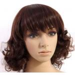 New Stylish Synthetic Hair Wigs Natural Curly Women natural looking synthetic wigs for sale