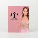 350gsm Personalized Rose Gold Logo Paper Thank You Card For E Commerce Packaging for sale