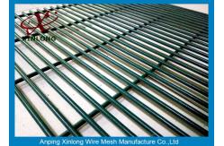 China Powders Sprayed Coating Dark Green 358 Security Mesh Fence 12.7*76.2mm supplier