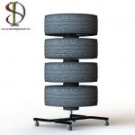 Garage Rolling Oem Tire Storage Rack For Automobile Repair Factory for sale
