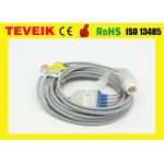 TEVEIK Factory Reusable Medical HP Round 12pin 5 leads ECG Cable For Patient Monitor for sale
