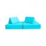 Convertible Kids And Toddler Play 6 Piece Modular Sofa Couch 11KG for sale