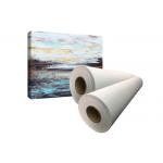 Digital Inkjet Matte Cotton Art Canvas Roll Water Based For Aqueous Ink for sale