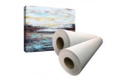 China Digital Inkjet Matte Cotton Art Canvas Roll Water Based For Aqueous Ink supplier