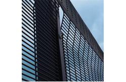 China TLSW Square Post 358 Wire Mesh Fence Panel PVC Coated supplier