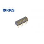 1.27MM Half Pitch Dual Inline Package DIP Switch POM plastic Operator 500VDC for sale