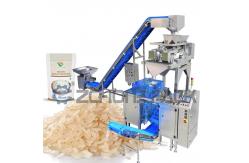 China Touch Screen Doypack Filling Machine 2 Head Weighing SS Rice Packing Equipment supplier