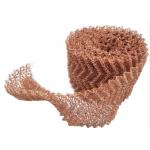 0.23mm 99.9% Copper Knitted Mesh Roll For Distillation Column Packing for sale