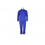 320GSM Twill 3/1 Blue Welding Work Coverall Fire Retardant Anti Static for sale