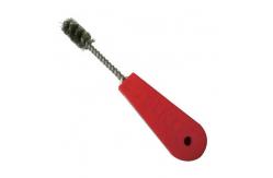 China Steel Wire Red Plastic Handle Tube Brush for Effective Cleaning Solutions supplier