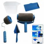19x9x20cm Wall Extendable Paint Brush Kit 5pcs Handle Room Painting