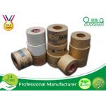 Colored Masking Paper Packaging Tape , Kraft Sealing Tape For Sealing Carton for sale