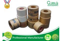 China Water Activated Kraft Paper Tape Anti Static With Cotton Thread For Packing supplier