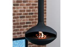 China Carbon Iron Construction Wood Burning Fire Pit With Assembly Required Hanging Fireplace supplier