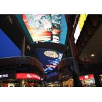 7200CD/Sqm Poster Led Facade Screen DIP High Brightness Transparent Led Wall for sale