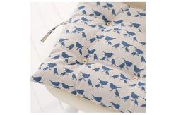 China 40 * 40CM Plush Seat Cushions Cotton Material Machine Washable Printing Logo supplier