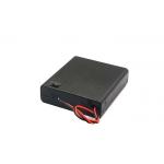 2 Wire 6v 4AA Battery Box Electronic Components With Wire And Switch