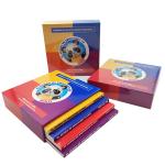 Cardboard Text Book Printing Services 68x68mm Custom Board Book Printing for sale
